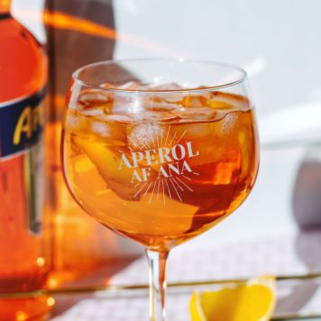 Personaliserbar Aperol Spritz-glas med navn