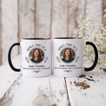 Personligt krus Spill the Tea