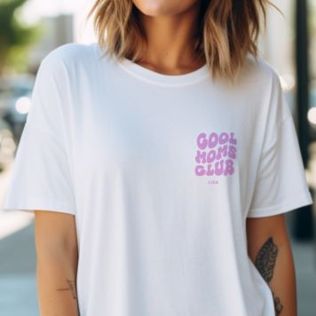 Personlig T-shirt til Cool Moms & Dads Club