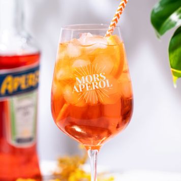Personaliserbar Aperol Spritz-glas med navn