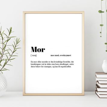 Personaliseret Plakat Ordbog 