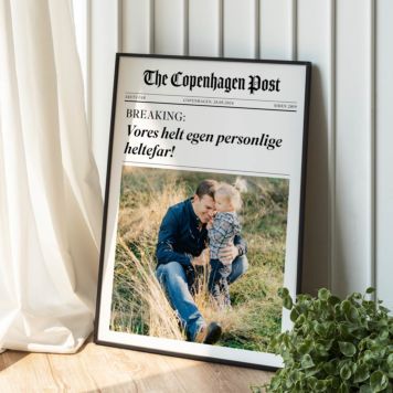 Personlig plakat som avis
