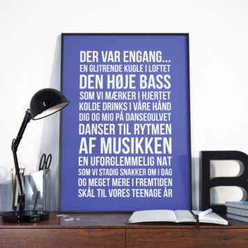 Personaliseret Plakat - Der var engang ...