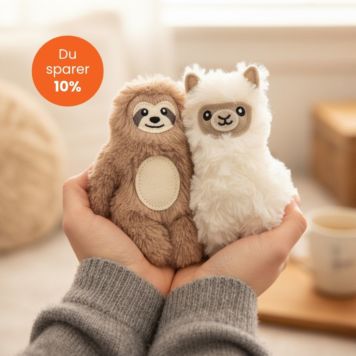 Gavesæt Opvarmeligt Mini Lama og Dovendyr