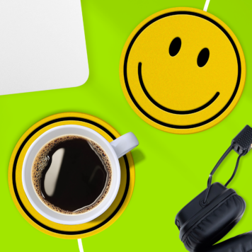 Happy Face USB-kopvarmer