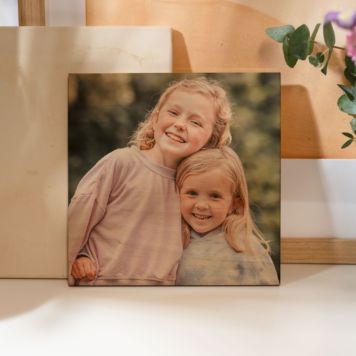 Customizable Fotobillede på træ