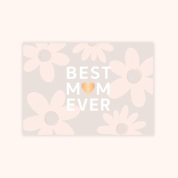 Mors dag-kort Best Mum Ever