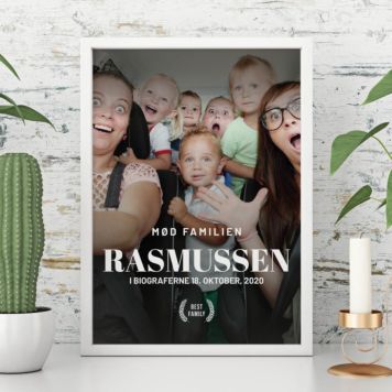Personaliseret plakat som biografplakat