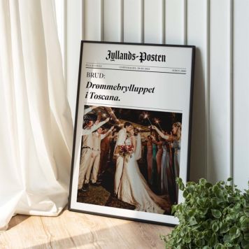 Personlig plakat som avis