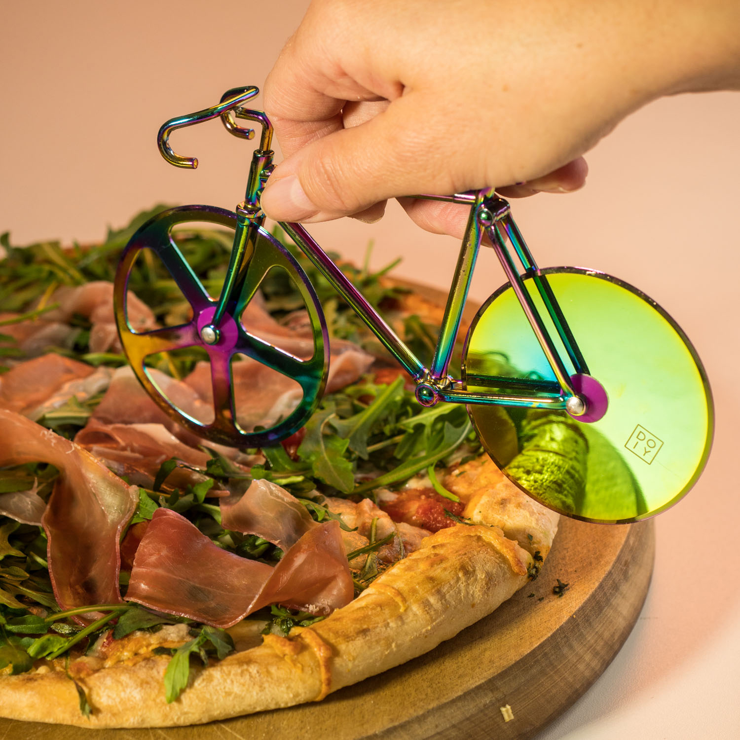 Pizzaskærer i cykeldesign