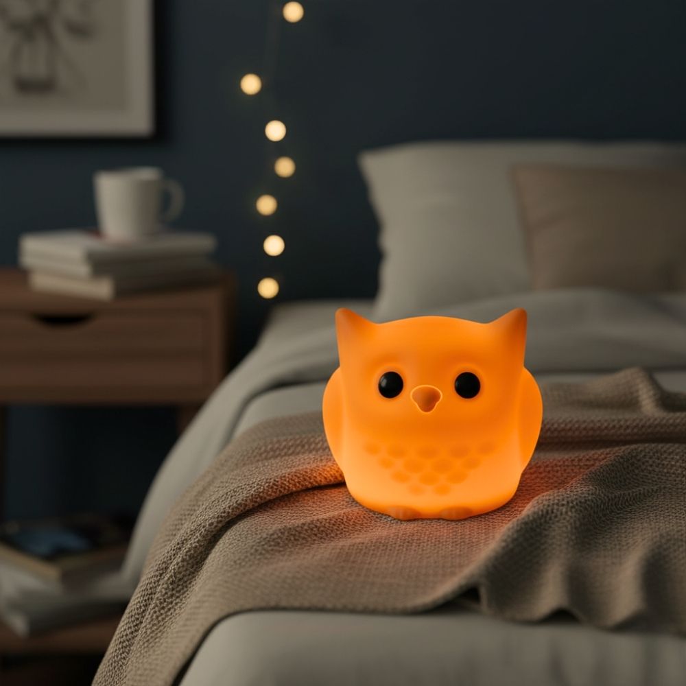 Søvnig ugle natlampe