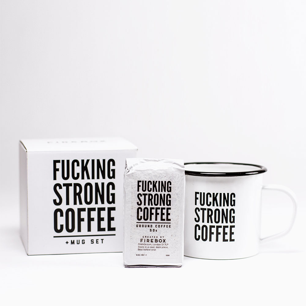 F*cking Strong Coffee - Sæt med krus