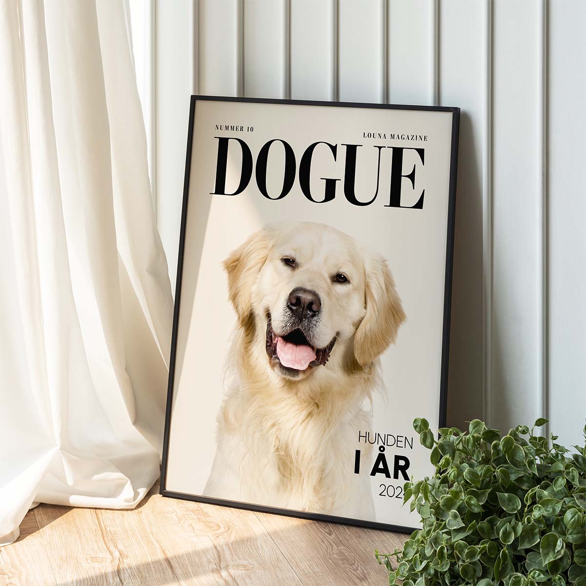 Personlig plakat til kæledyrsmagasin