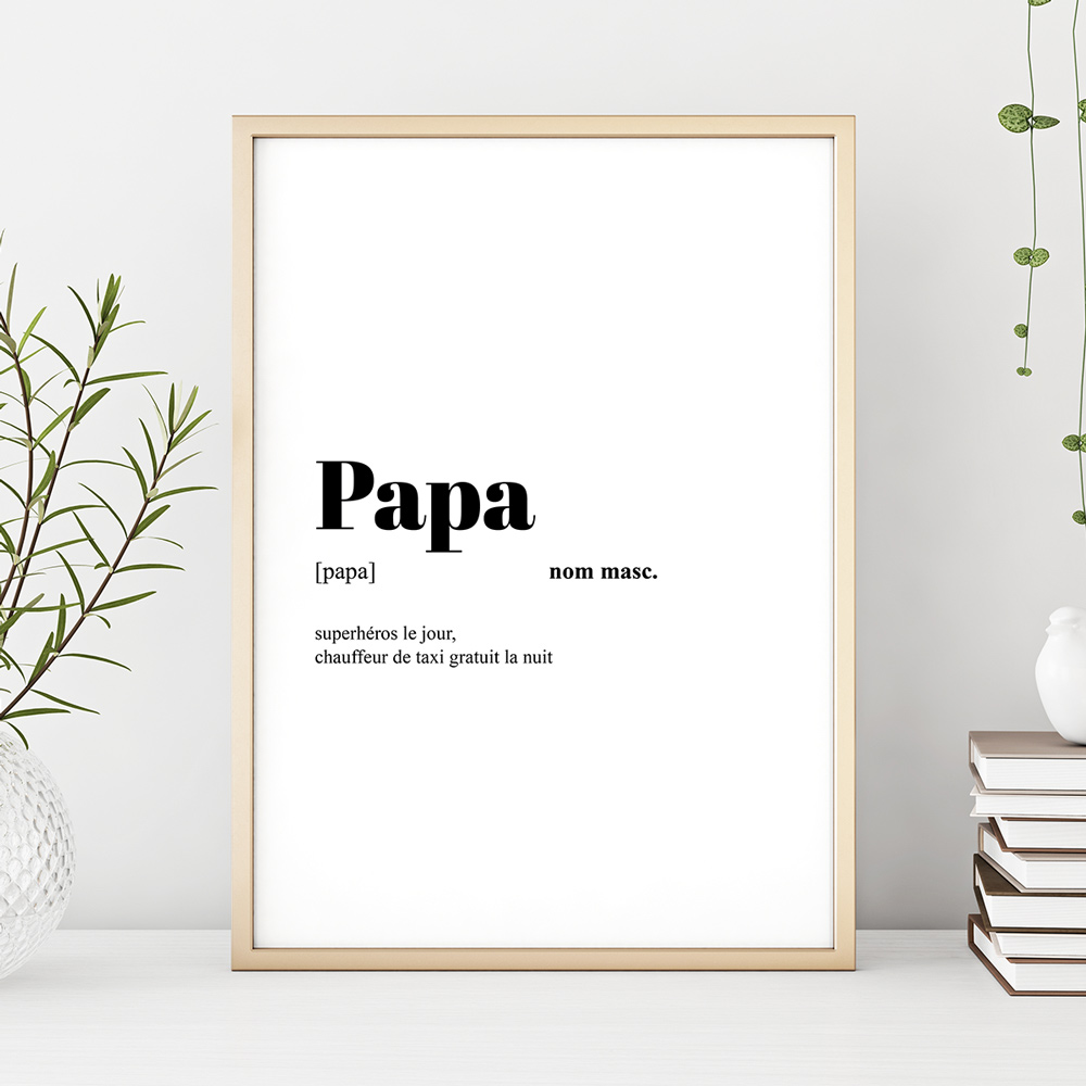 Personaliseret Plakat Ordbog