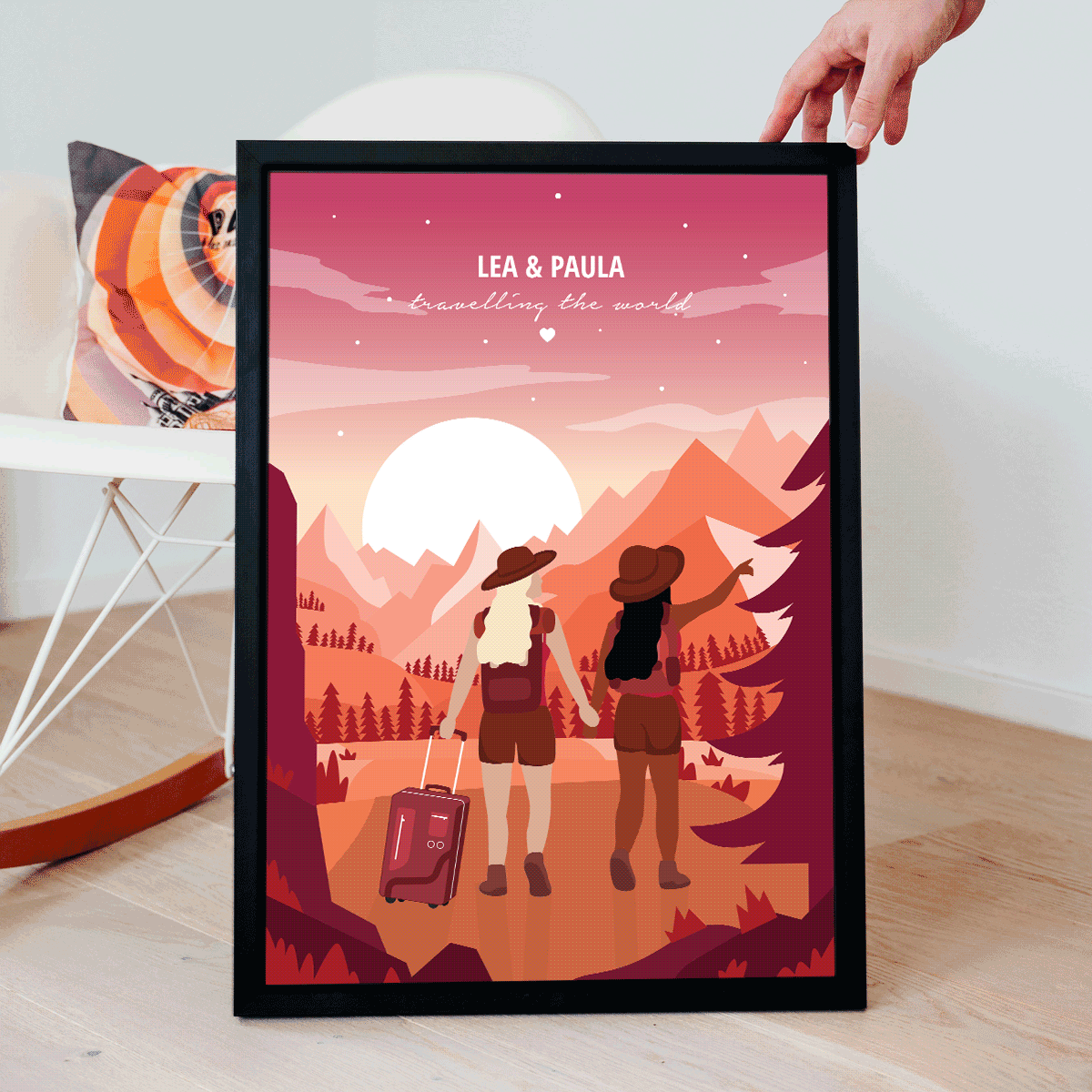 Plakater med illustrationer Radbag.dk
