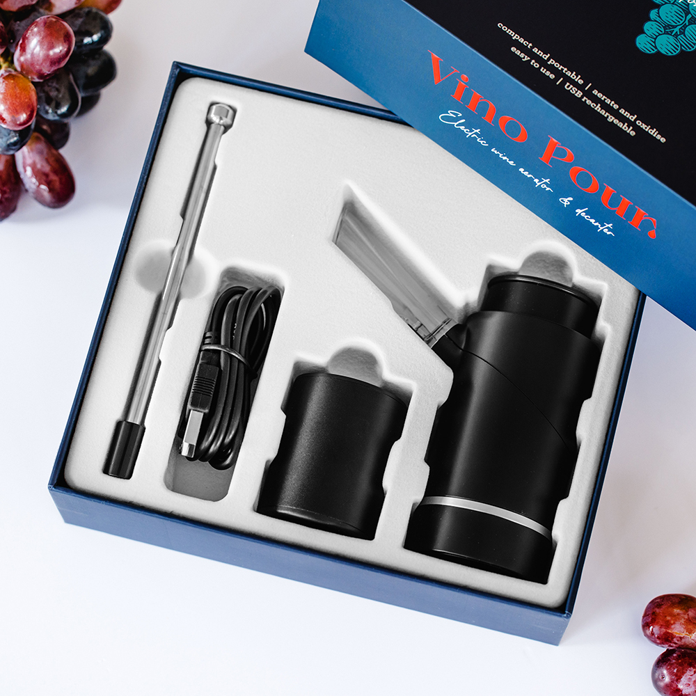 Vino Pour elektrisk vinelufter og dekanter