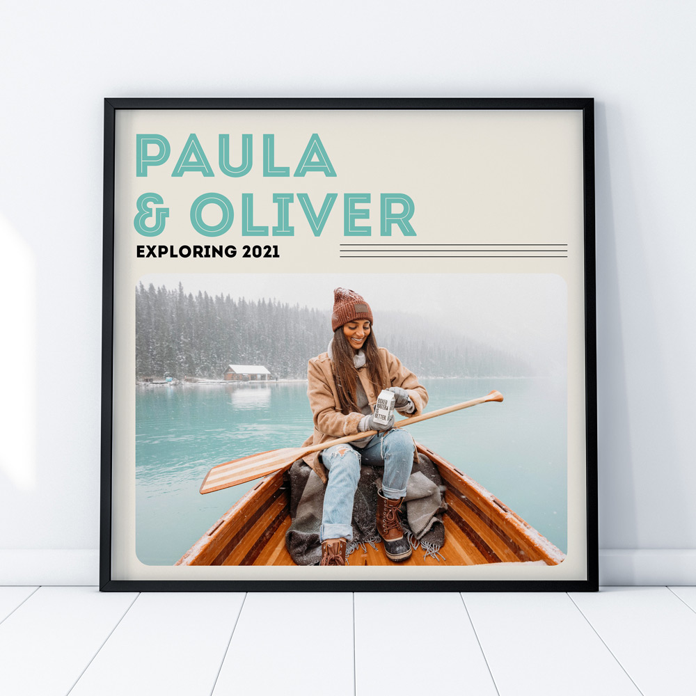 Plakat i vinyl stil