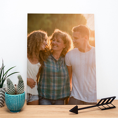 Personalisierbares Foto Holzbild Gave til mor Customizable Fotobillede på træ