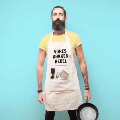 Personaliseret forklæde Vores køkken rebel Personaliseret forklæde Vores køkken rebel