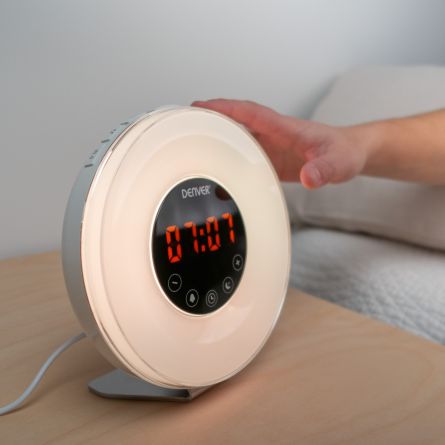 Clockradio med humørlys og naturlyde