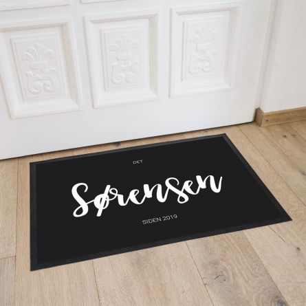Personaliseret dørmåtte