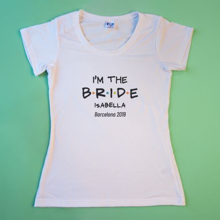 Personaliseret t-shirt til brylluppet