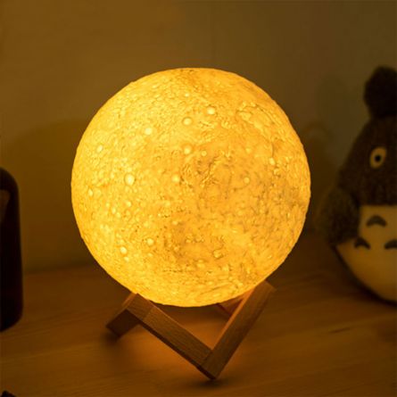Måne natlampe med farveændring