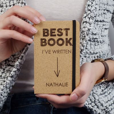Gaver til søster - Customizable Kork notesbog - Best Book