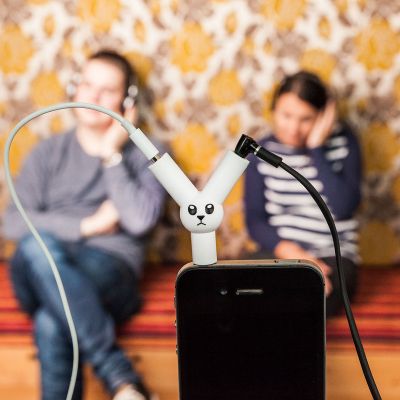 Højtalere & headsets - Jack Rabbit hovedtelefon-splitter